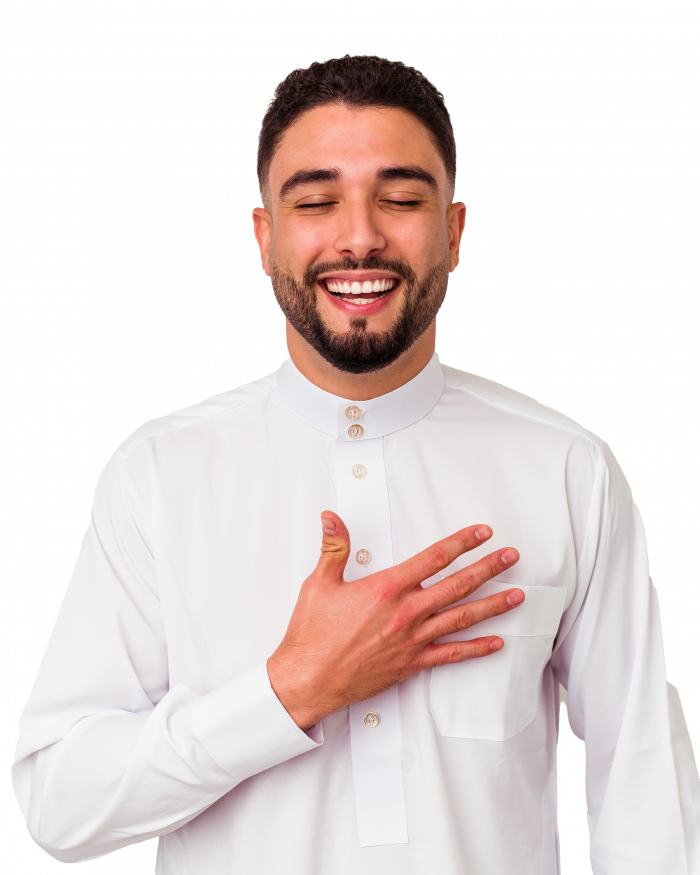young-arab-man-wearing-typical-arab-clothes-isolated-white-background-laughs-out-loudly-keeping-hand-chest